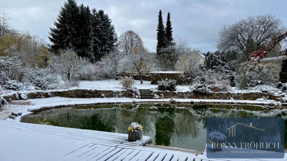 Winterimpression Einfamilienhaus Werdau