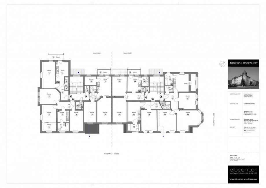 GR2.OGHauptstr.81Mozartstr.2Heidenau Etagenwohnung Heidenau