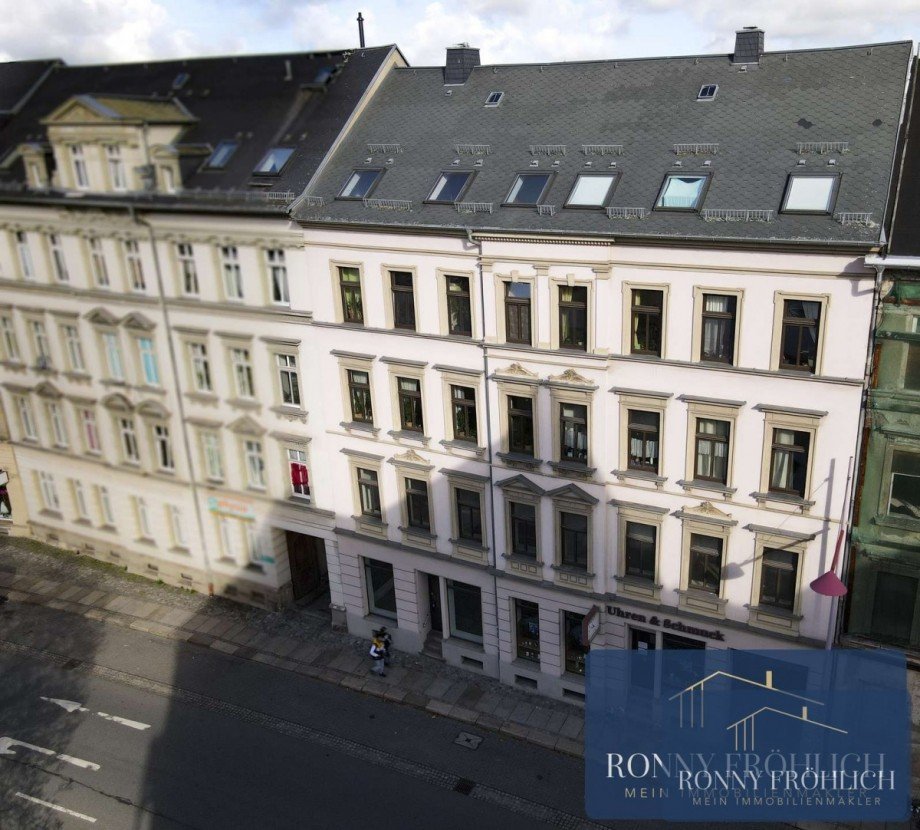 Au�enansicht Dachgeschosswohnung Chemnitz