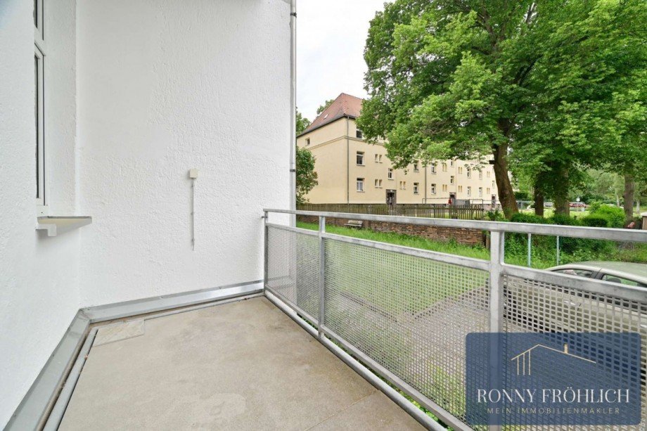 Balkon Erdgeschosswohnung Chemnitz