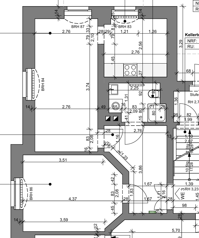 Grundriss-WE03 Wohnung Heidenau