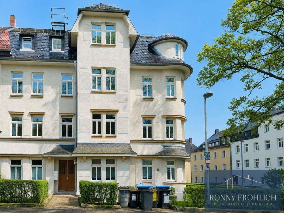 Au�enansicht Dachgeschosswohnung Chemnitz