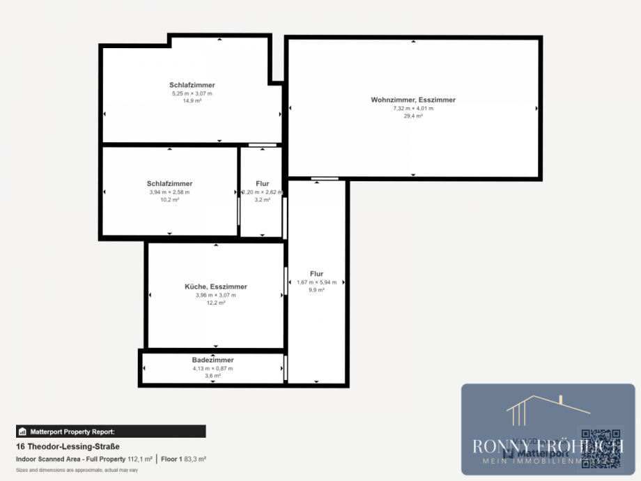 Grundriss 1. Etage Maisonettewohnung Chemnitz