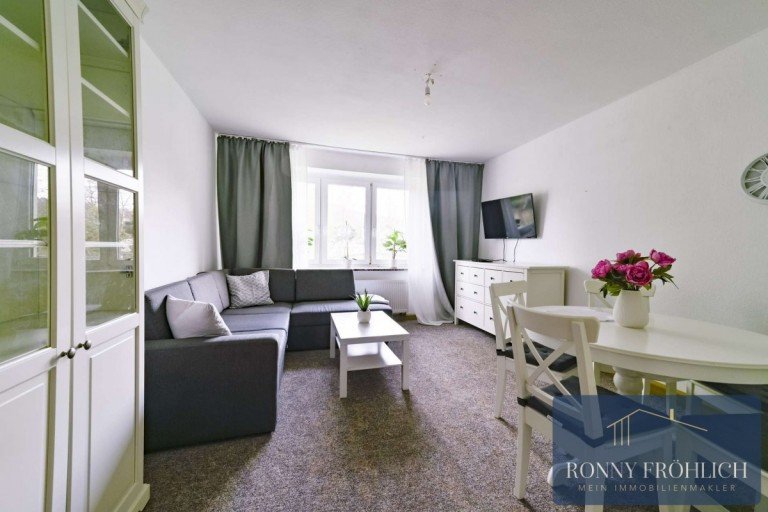 Wohnzimmer, m�bliert Sehmatal-Cranzahl Wohnung m�blierte 3 Raum Wohnung mit Einbauk�che in Sehmatal-Cranzahl inkl. Stellplatz