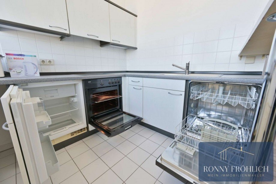 Detail K�che offen Dachgeschosswohnung Chemnitz