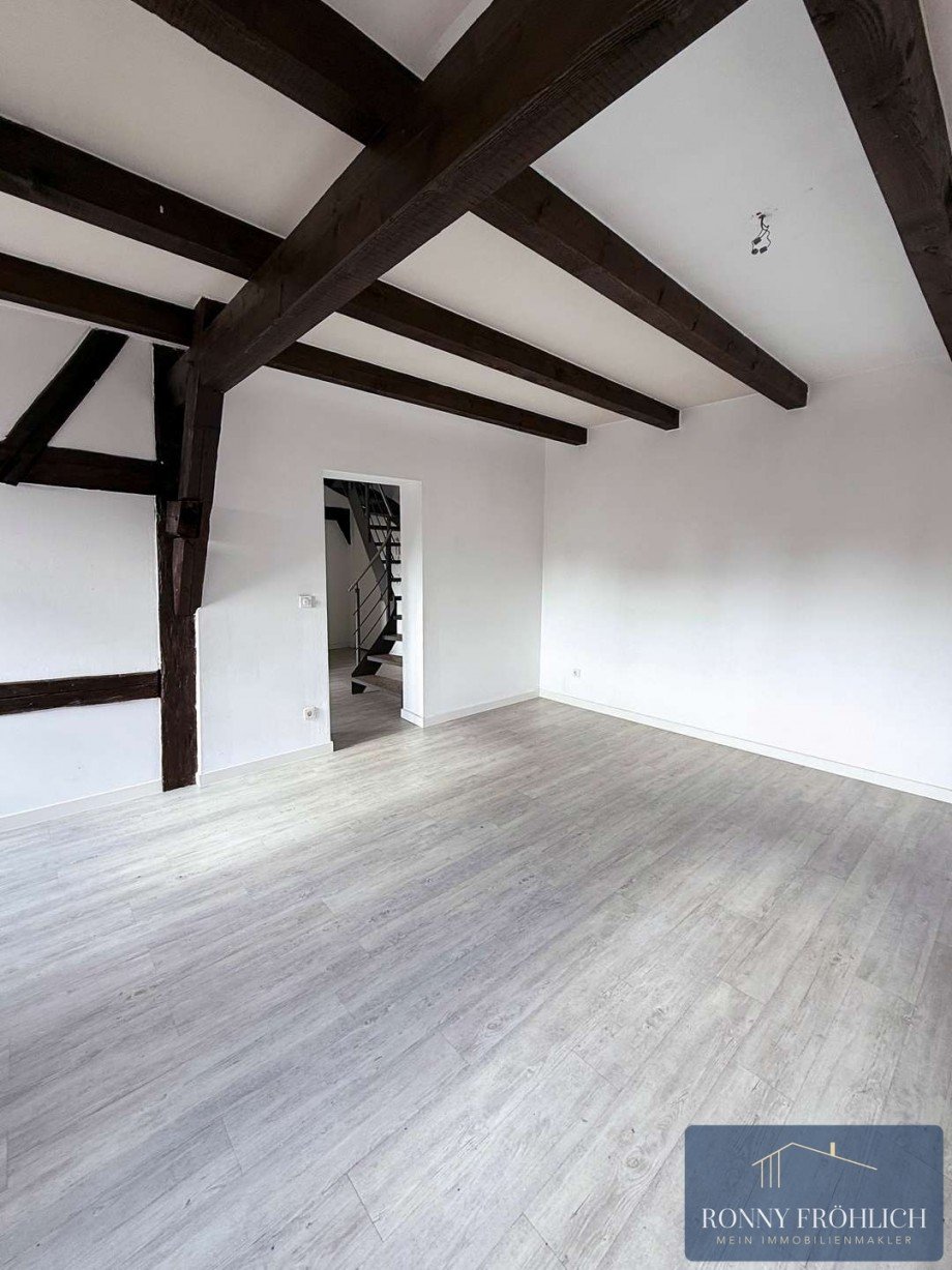 Wohnzimmer 1. Etage Maisonettewohnung Zwickau