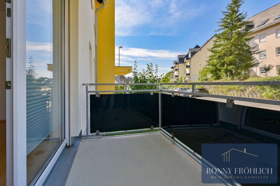 Balkon Erdgeschosswohnung Hartenstein