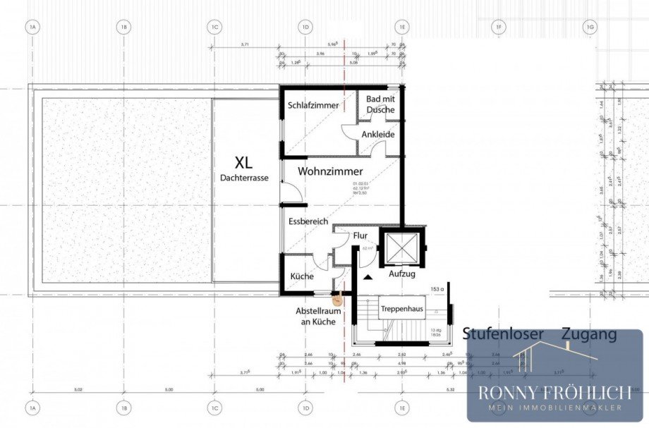 Grundriss-Penthouse Penthousewohnung Chemnitz