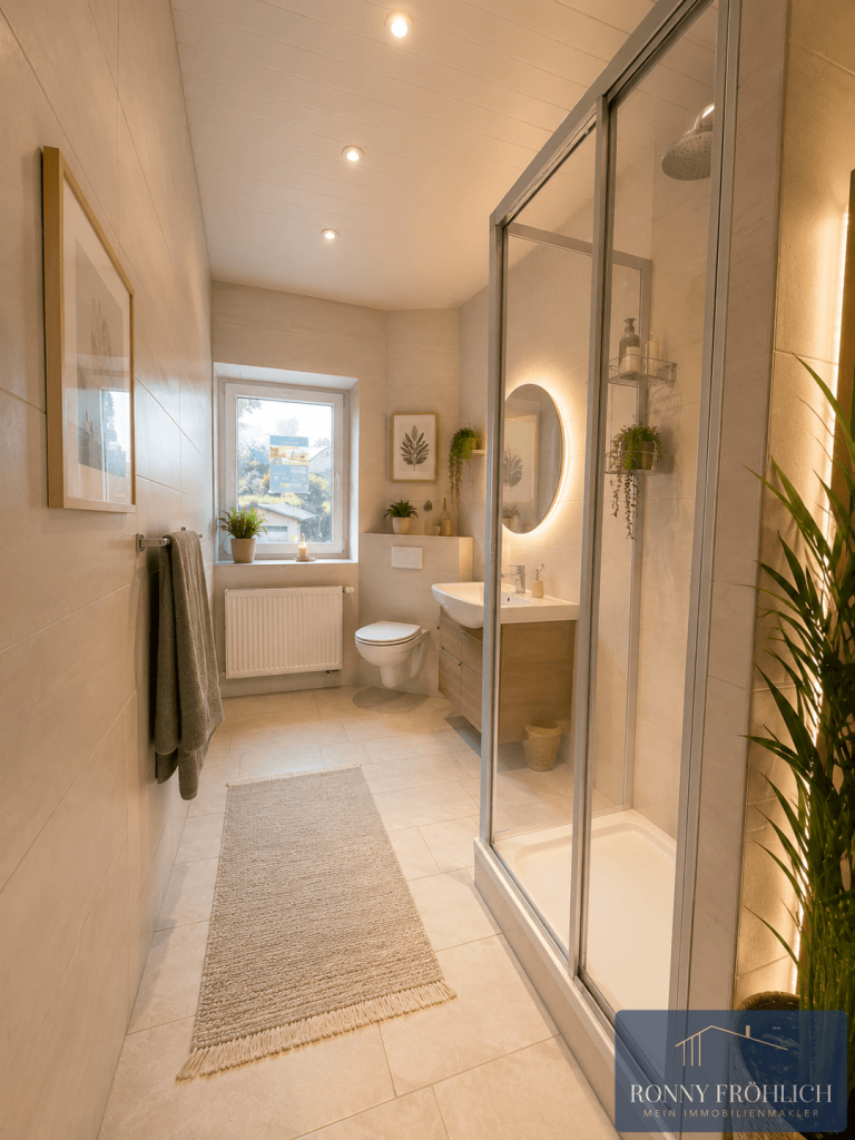 Badezimmer Gelenau/Erzgebirge Erdgeschosswohnung 4 Zimmer Erdgeschoss Wohnung mit XL Garten in Gelenau