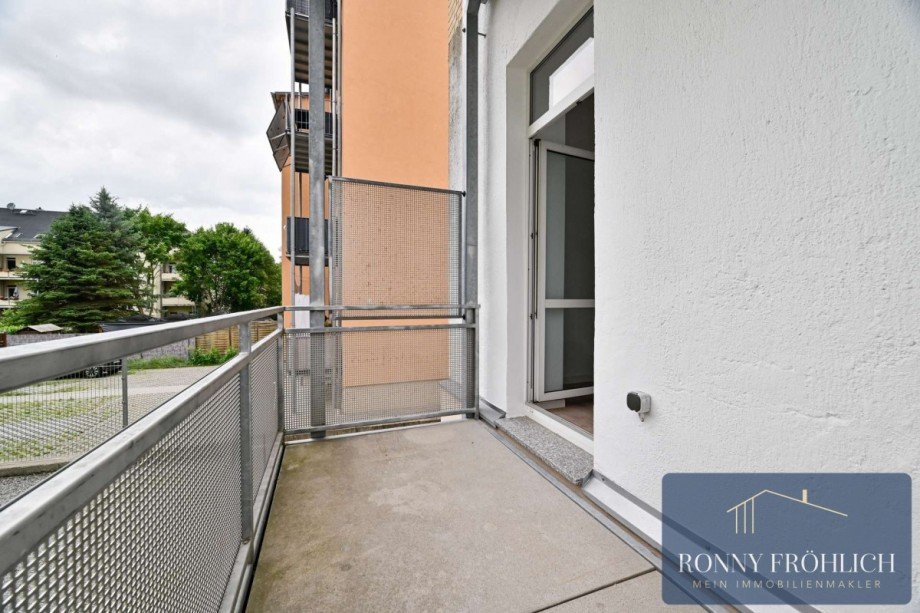 Balkon Erdgeschosswohnung Chemnitz