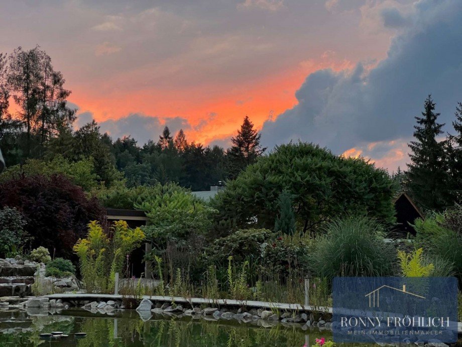 Sonnenuntergang Einfamilienhaus Werdau