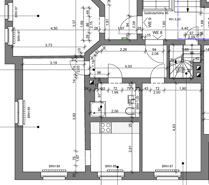 Grundriss-WE08 Etagenwohnung Heidenau