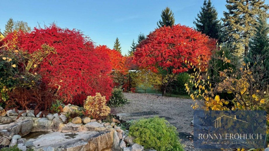 Herbstimpression Einfamilienhaus Werdau