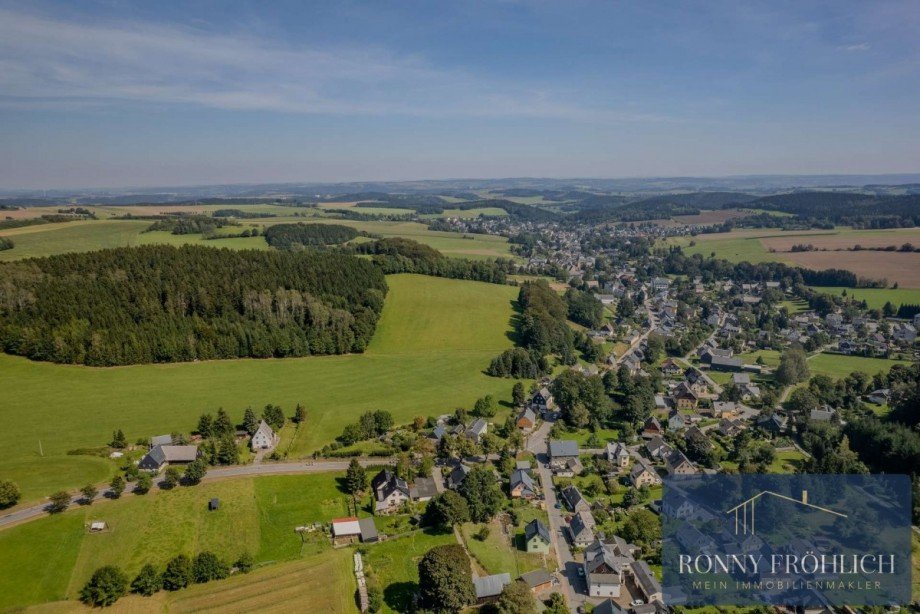 Luftbild- Umgebung Einfamilienhaus Thum