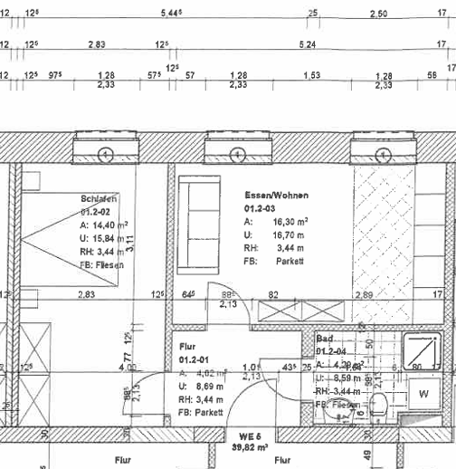 Grundriss-WE05 Etagenwohnung Leipzig