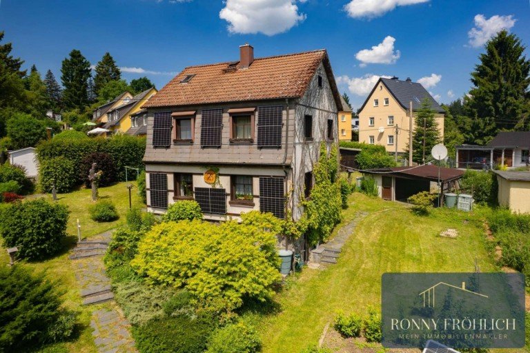 Au�enansicht-5 Stollberg/Erzgeb. Einfamilienhaus Freistehendes Einfamilienhaus mit gro�em Grundst�ck & viel Gestaltungspotenzial in Stollberg/Erzgeb.