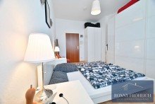 Schlafzimmer leere, bezugsfertige Eigentumswohnung in Chemnitz Yorckgebiet: 3-Raum-Wohnung mit Balkon, Stellplatz