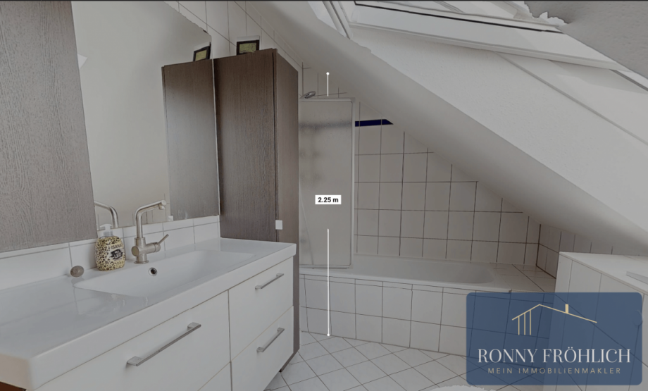 Badezimmer 1-2 Maisonettewohnung Chemnitz