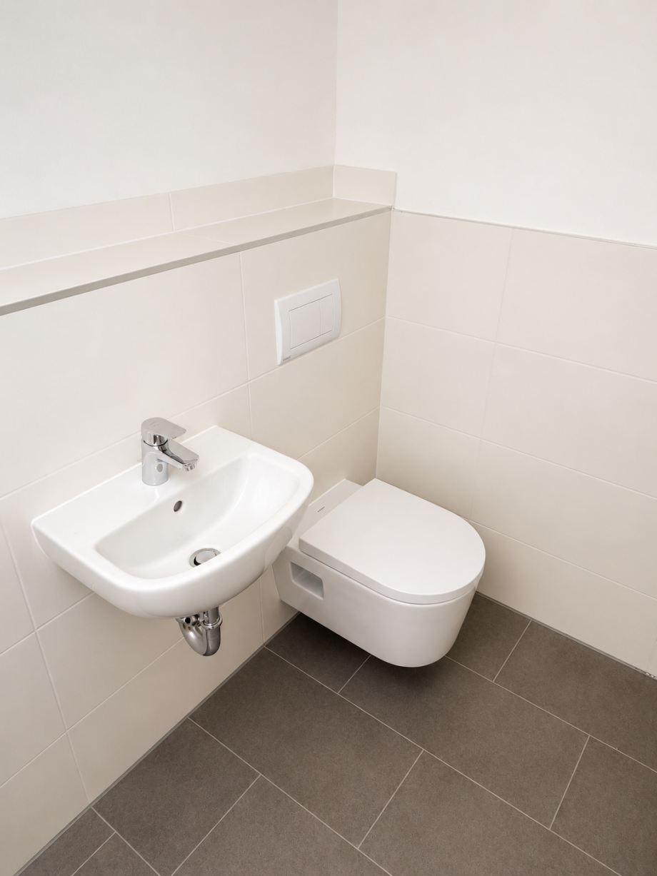 KI-Klo-Waschbecken Erdgeschosswohnung Heidenau