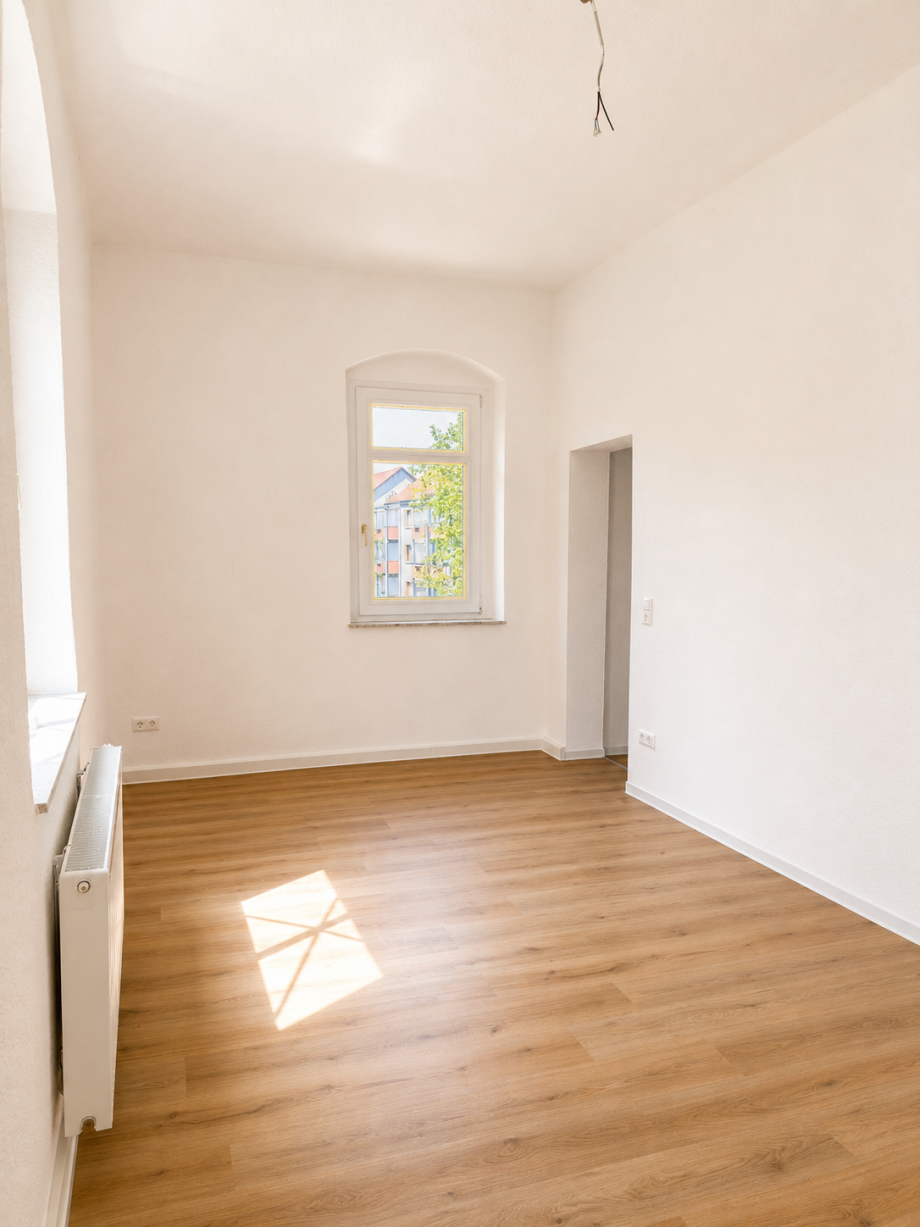 Wohnzimmer-K�che Etagenwohnung Heidenau