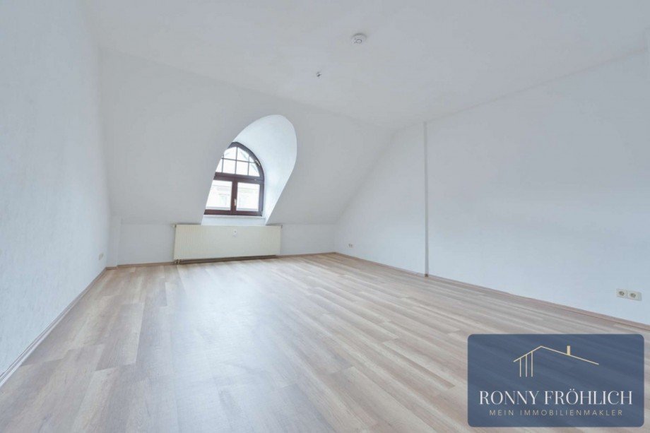 Wohnzimmer Dachgeschosswohnung Annaberg-Buchholz