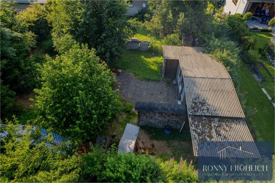 Garten mit Schuppen Einfamilienhaus Zw�nitz