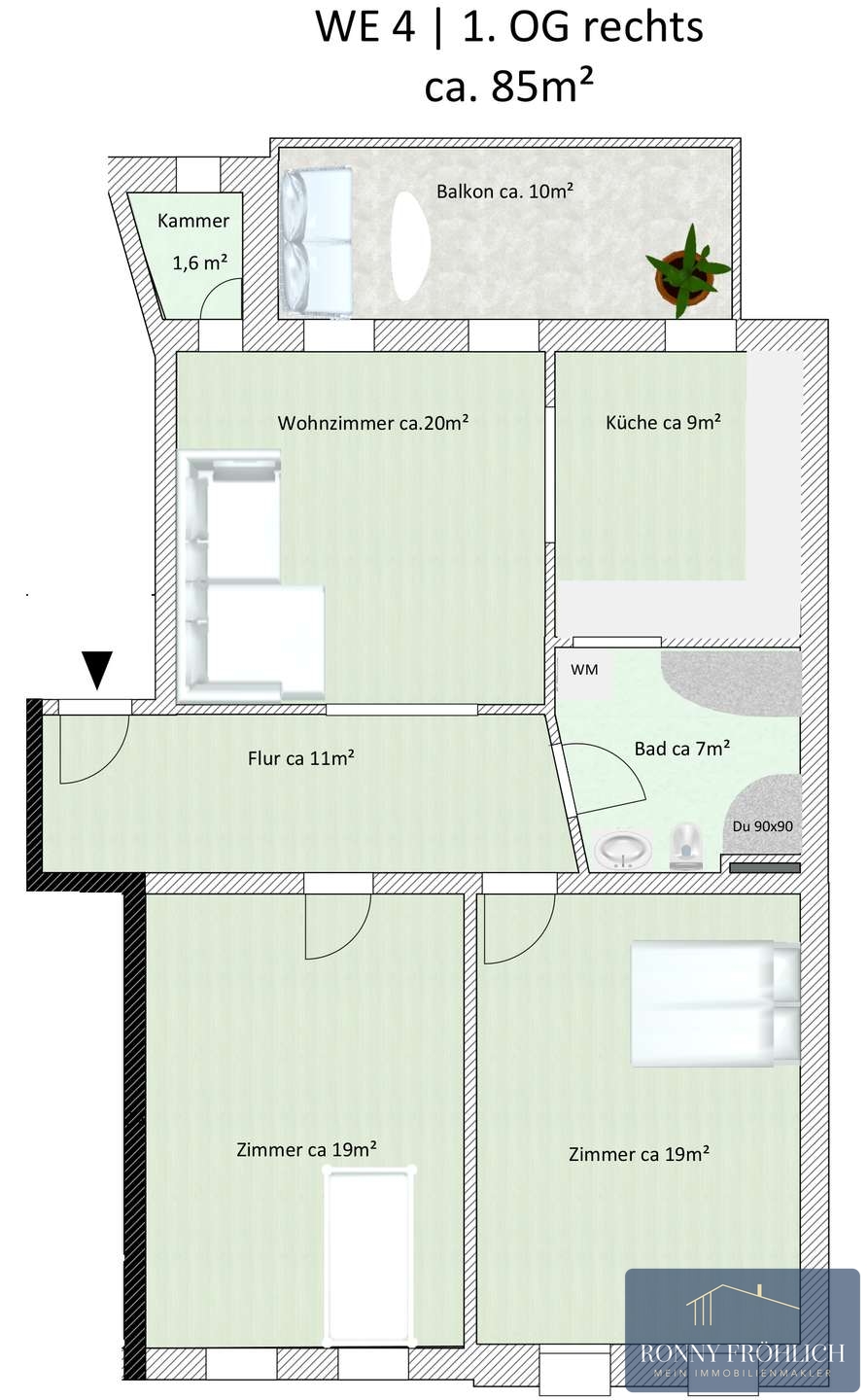 Grundriss Wohnung Chemnitz