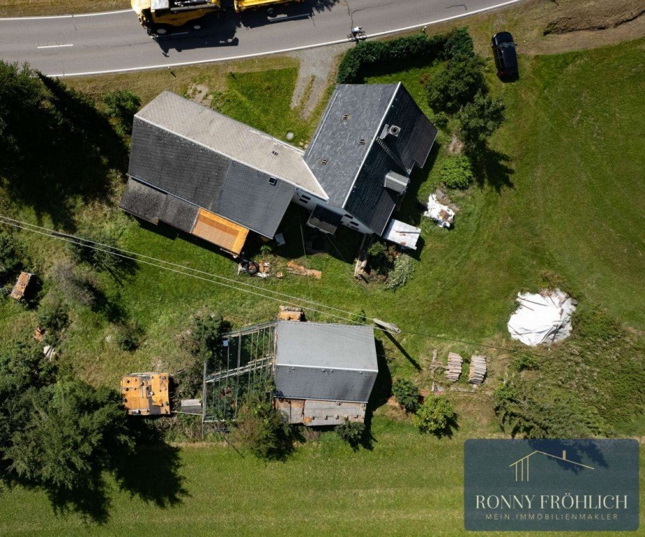 Luftbild Einfamilienhaus Thum