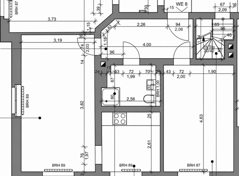 Grundriss Etagenwohnung Heidenau