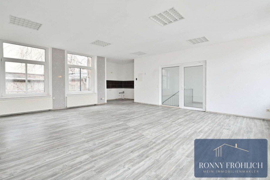 Wohnzimmer 1-2 Maisonettewohnung Meerane