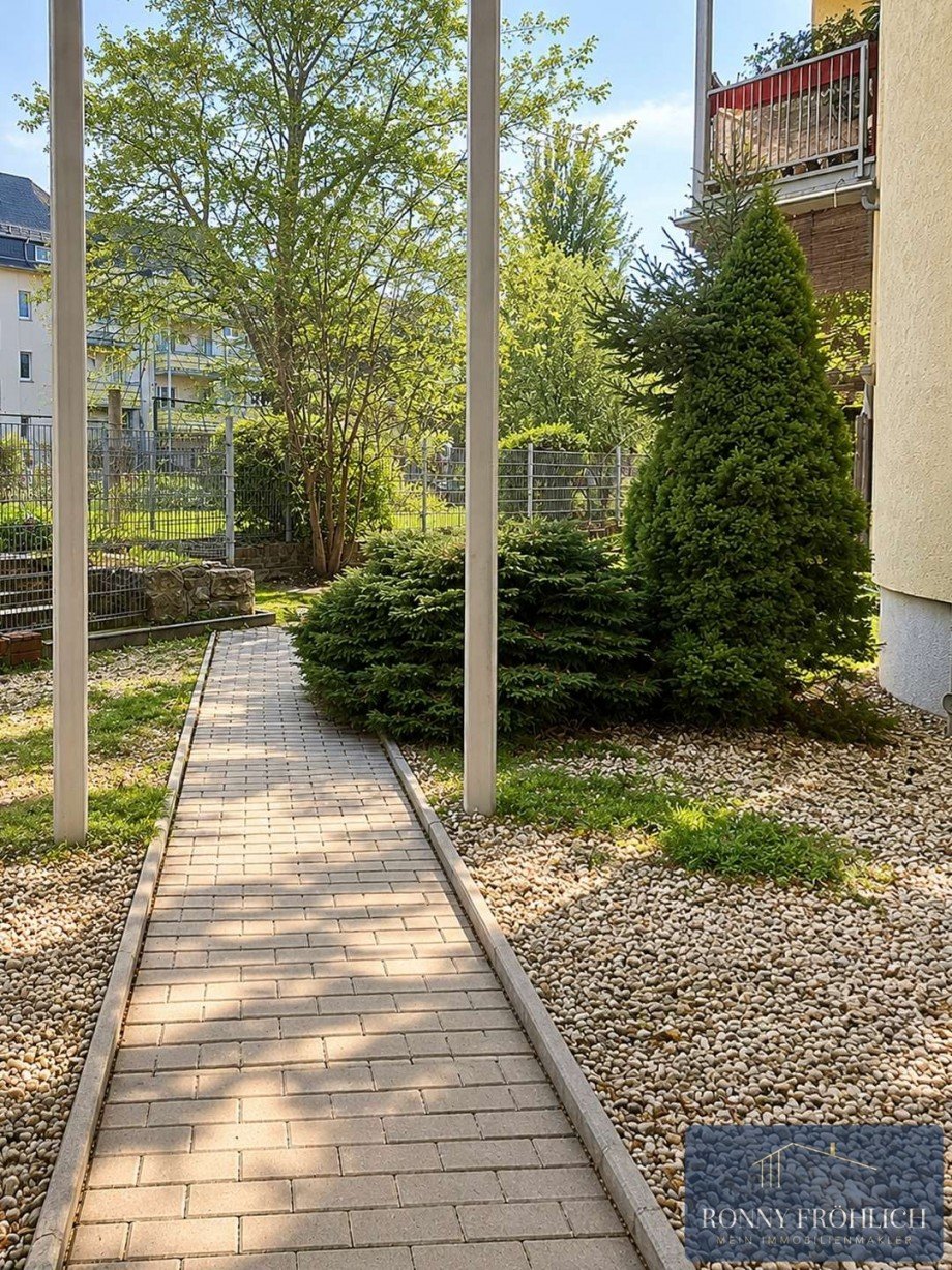 Au�enansicht Dachgeschosswohnung Chemnitz