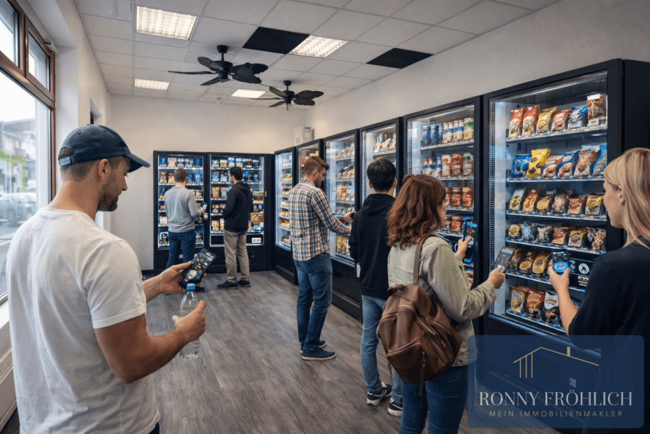 Snack-Automatenbeispiel Ladenlokal Zwickau
