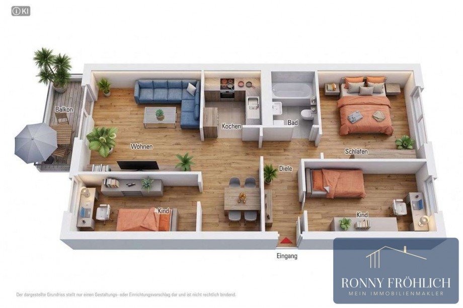 Grundriss Etagenwohnung Zw�nitz