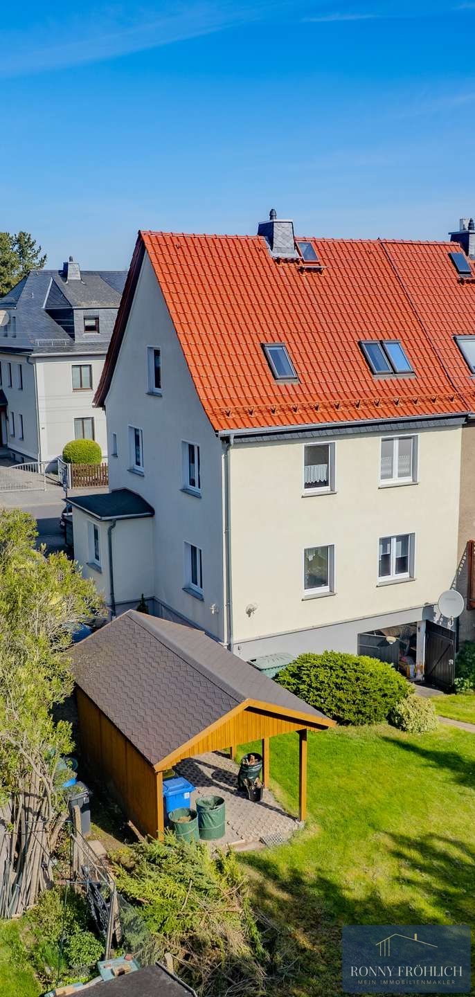 Hausansicht-Lichtenstein Doppelhaush�lfte Lichtenstein/Sachsen
