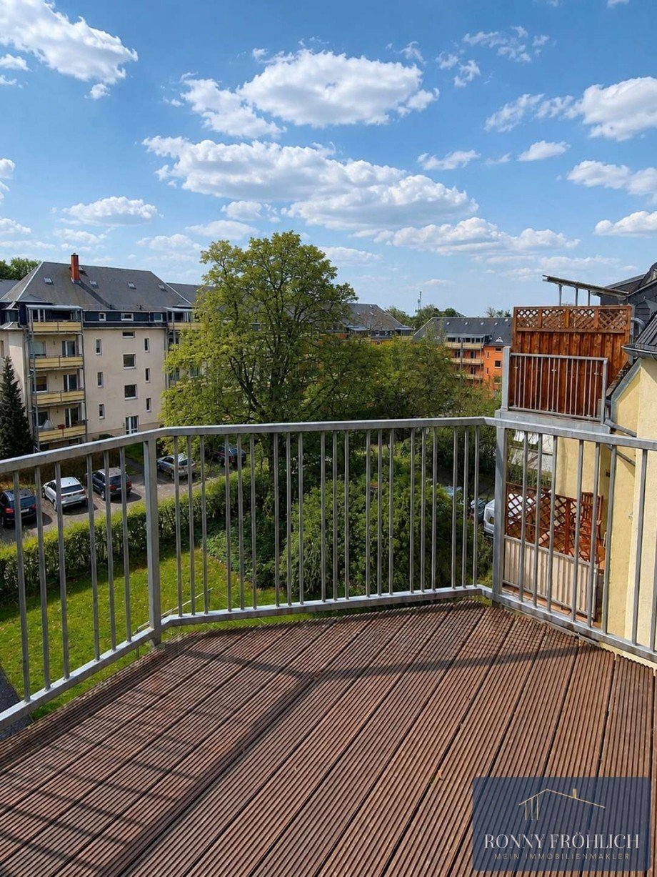Balkon Dachgeschosswohnung Chemnitz