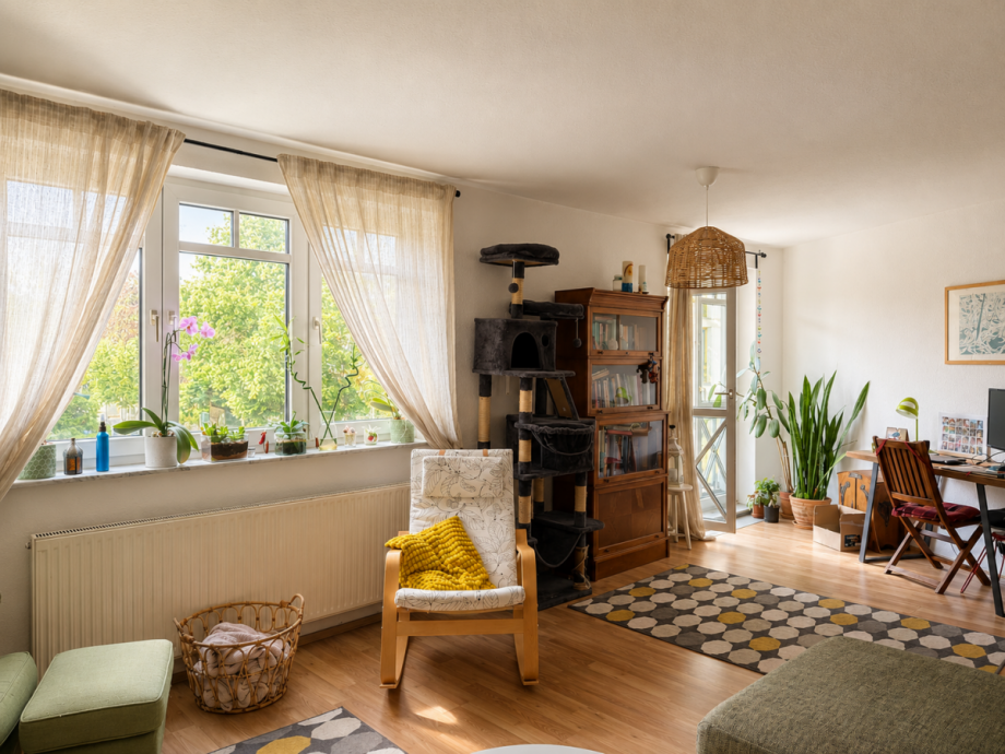 Wohnzimmer 1.14 Etagenwohnung Dresden