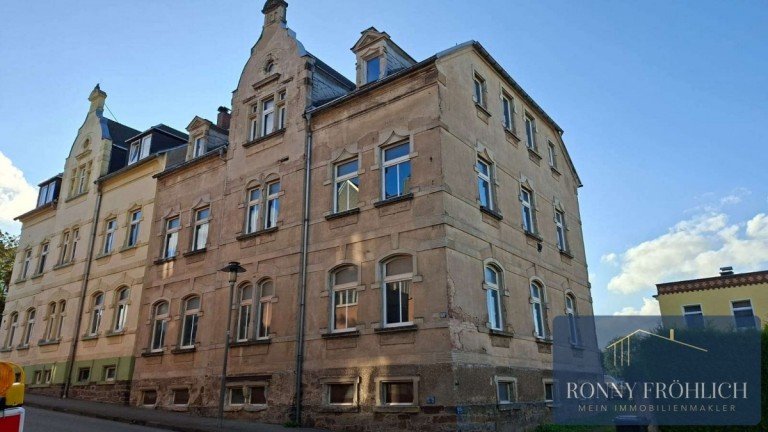 Hausansicht Olbernhau Mehrfamilienhaus Denkmal-AFA, vollst�ndig ber�umtes Mehrfamilienhaus zur Sanierung in Olbernhau zu verkaufen