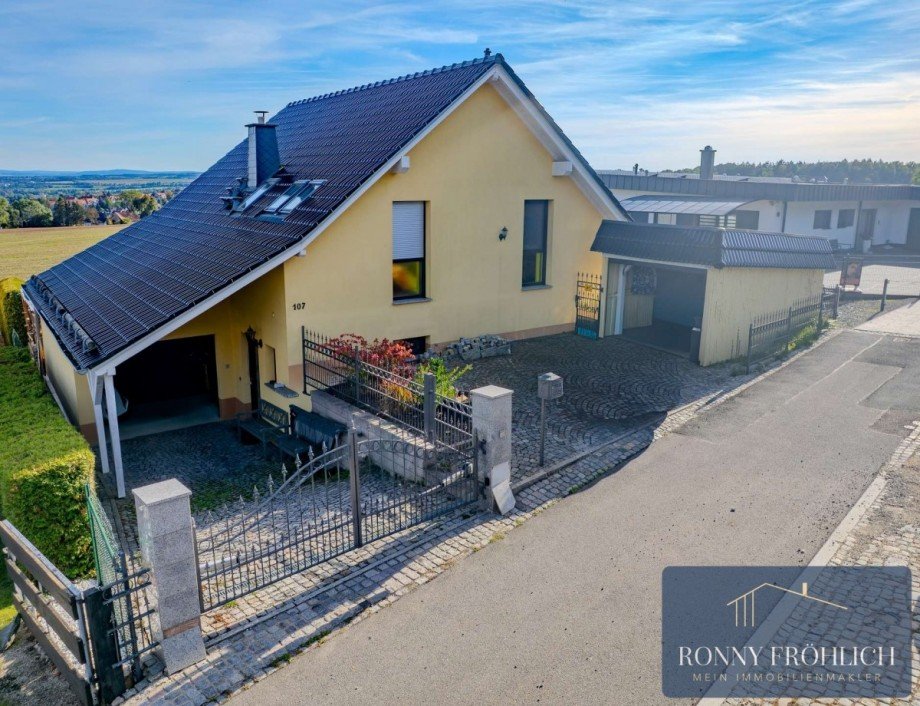 Luftbild-1 Einfamilienhaus Zwickau