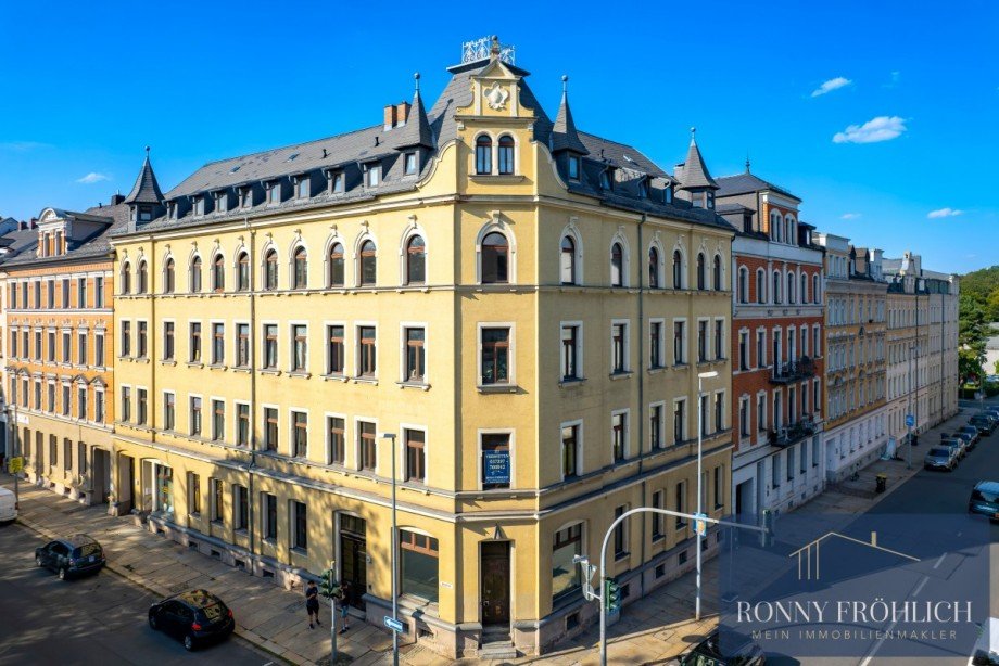 Hausansicht- Mehrfamilienhaus Chemnitz