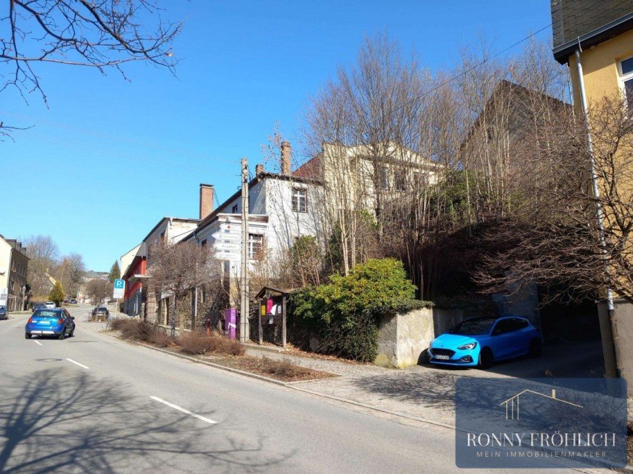 Stra�enansicht Haus Gr�nhain-Beierfeld