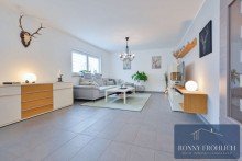 Wohnzimmer Neuwertiges freistehendes Einfamilienhaus, Exklusiver Wohntraum in Gro�r�ckerswalde bei Marienberg