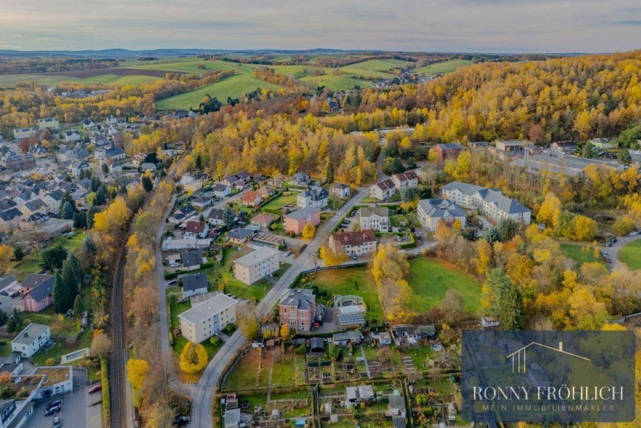 Au�enansicht Erdgeschosswohnung Oelsnitz/Erzgebirge